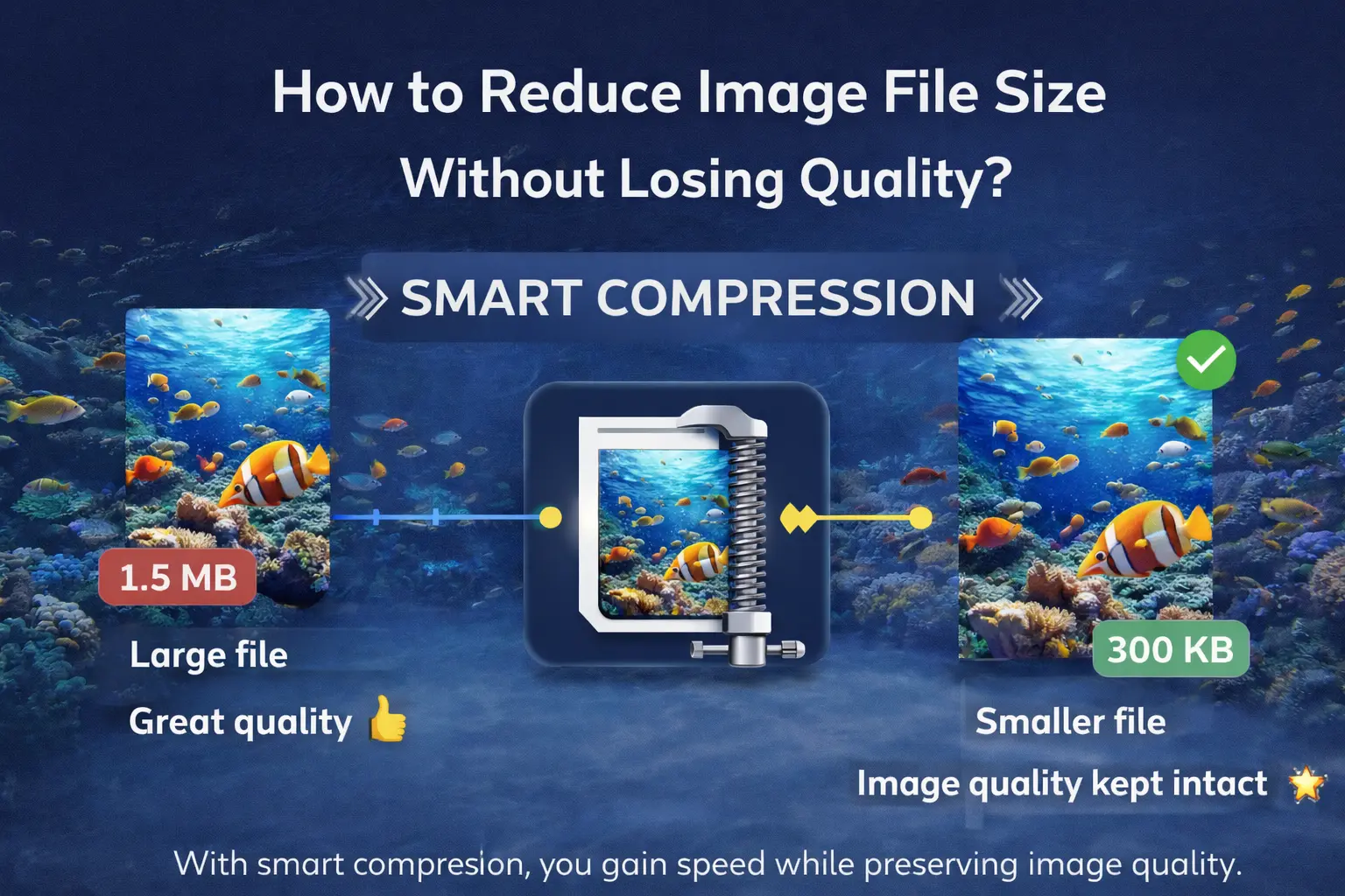 Image compression guide: reduce file size without losing visible quality